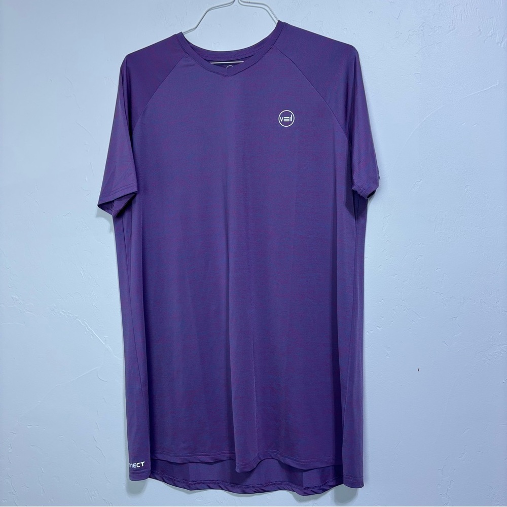 Veil Connect Women's T Shirt Dress Activewear Athletic Modest Large